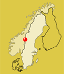 A map that shows where Gränslandet is located.