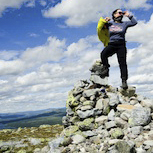 The highest peak in Svealand! Photo: Marcus Elmerstad.